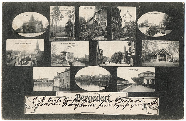 Postkarte Bergedorf