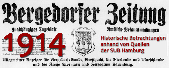 Bergedorfer Zeitung 1914