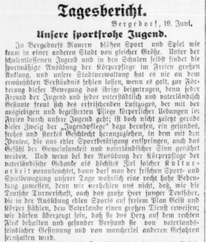 Bergedorfer Zeitung, 20. Juni 1914