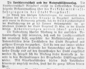 Bergedorfer Zeitung, 27. Juni 1914