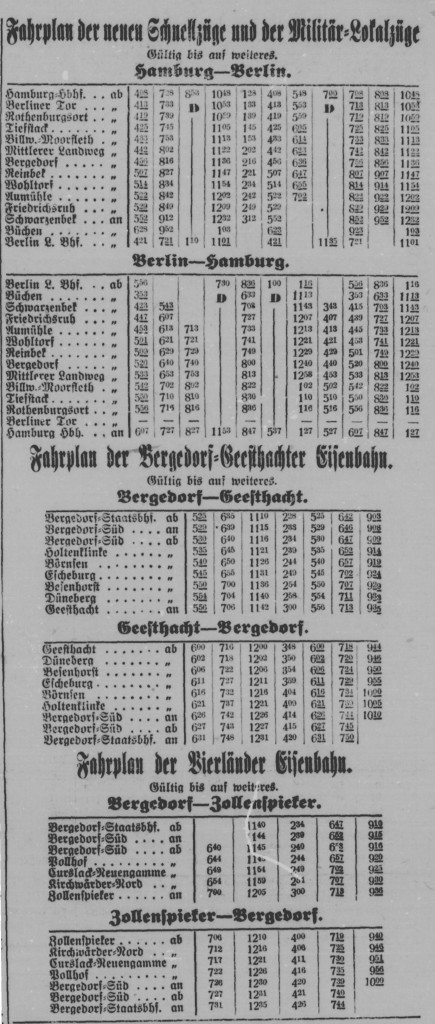 Bergedorfer Zeitung, 18. September 1914
