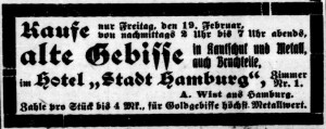 Bergedorfer Zeitung, 17. Februar 1915