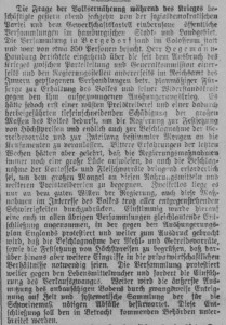 Bergedorfer Zeitung, 5. März 1915