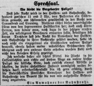 Bergedorfer Zeitung, 15. Dezember 1914