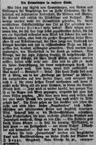 Bergedorfer Zeitung, 22. Dezember 1914