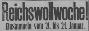 Bergedorfer Zeitunng, 20. Januar 1915