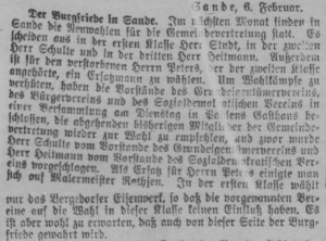 Bergedorfer Zeitung, 6. Februar 1915