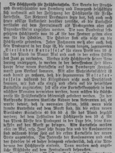 Bergedorfer Zeitung, 13. April 1915