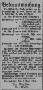 Bergedorfer Zeitung, 4. Juni 1915