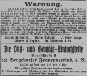 Bergedorfer Zeitung, 10. Juni 1915
