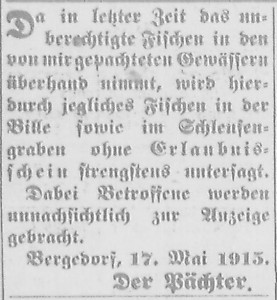 Bergedorfer Zeitung, 18. Mai 1915