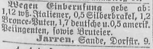 Bergedorfer Zeitung, 22. Mai 1915