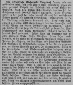Bergedorfer Zeitung, 29. Juni 1915