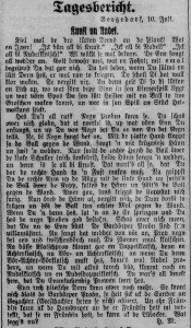 Bergedorfer Zeitung, 10. Juli 1915