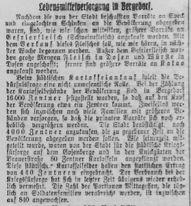 Bergedorfer Zeitung, 3. November 1915