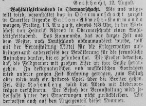 Bergedorfer Zeitung, 12. August 1915