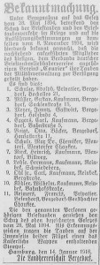 Bergedorfer Zeitung, 17. Januar 1916
