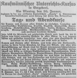 Bergedorfer Zeitung, 3. Januar 1916
