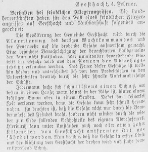 Bergedorfer Zeitung, 4. Februar 1916