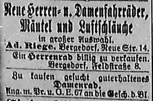 Bergedorfer Zeitung, 22. März 1916