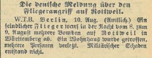Schwarzwäler Bote, 12. August 1916