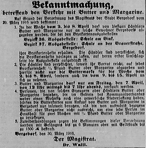 Bergedorfer Zeitung, 31. März 1916