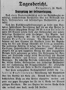 Bergedorfer Zeitung, 19. April 1916
