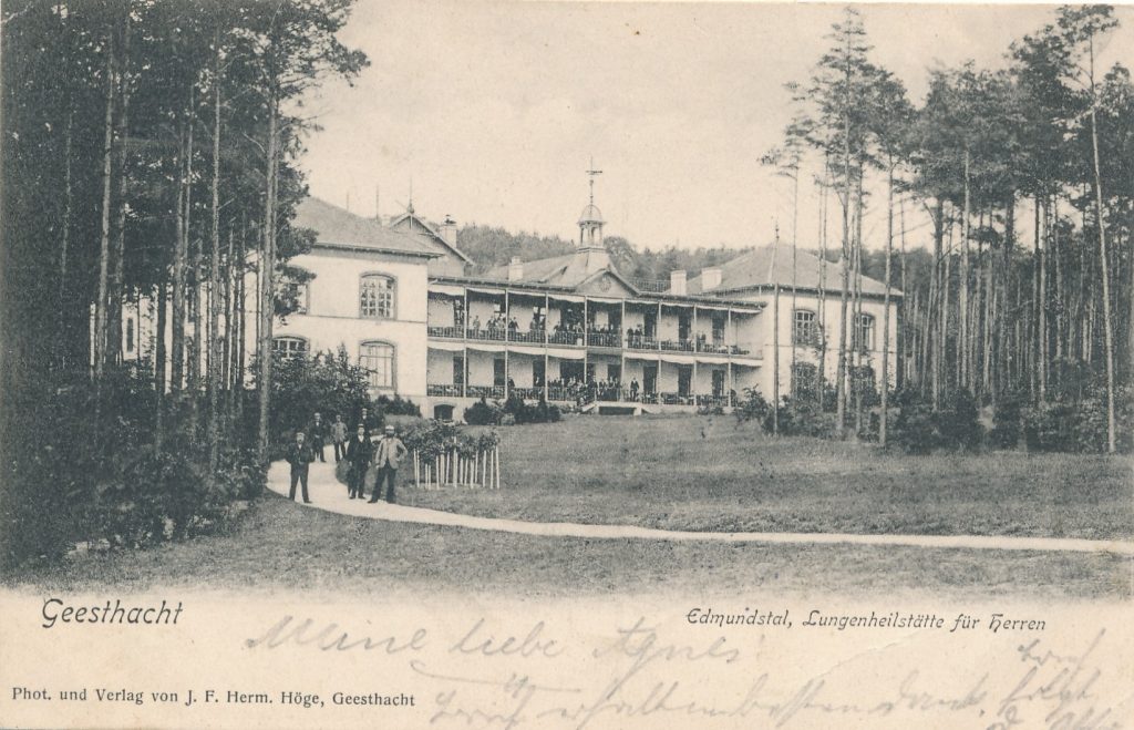 Thekla-Haus der Lungenheilstätte Edmundsthal-Siemerswalde (Ansicht von vor 1906)