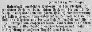 Bergedorfer Zeitung, 22. August 1916