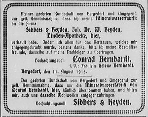 Bergedorfer Zeitung, 5. September 1916