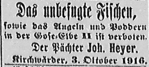 Bergedorfer Zeitung, 3. Oktober 1916