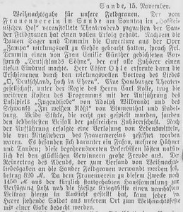Bergedorfer Zeitung, 15. November 1916