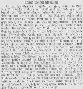 Bergedorfer Zeitung, 11. Dezember 1916