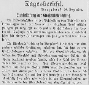 Bergedorfer Zeitung, 20. Dezember 1916
